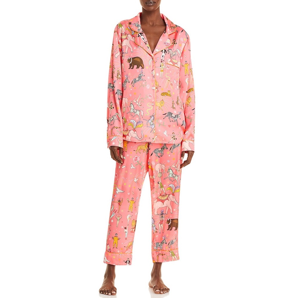 Charming Pink Animal Print Pajama top -